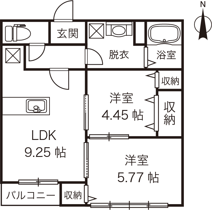 コーポNOBIRU　203号室